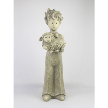 Der kleine Prinz und Fuchs aus Kunststein